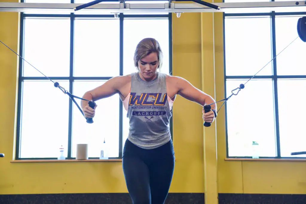 Woman working out at Carlisle Platinum fitness