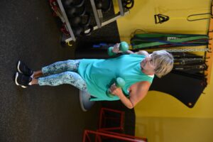 A person getting results